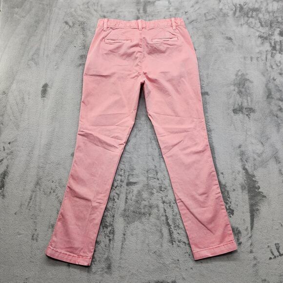 Gap Pants Womens 2 Pink Treat Girlfriend Chino Side Stripe Stretch Casual Preppy - Picture 3 of 13